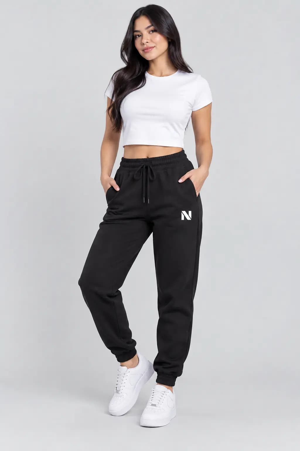 Buzo Jogger Negro Mujer