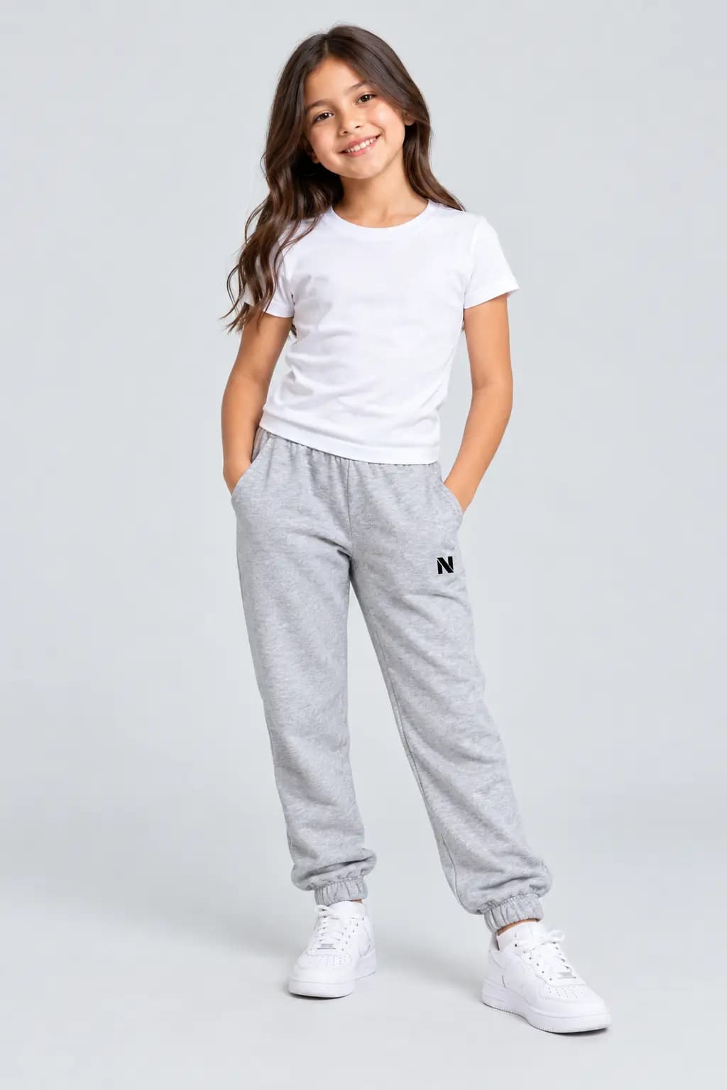 Buzo Jogger Gris Niña