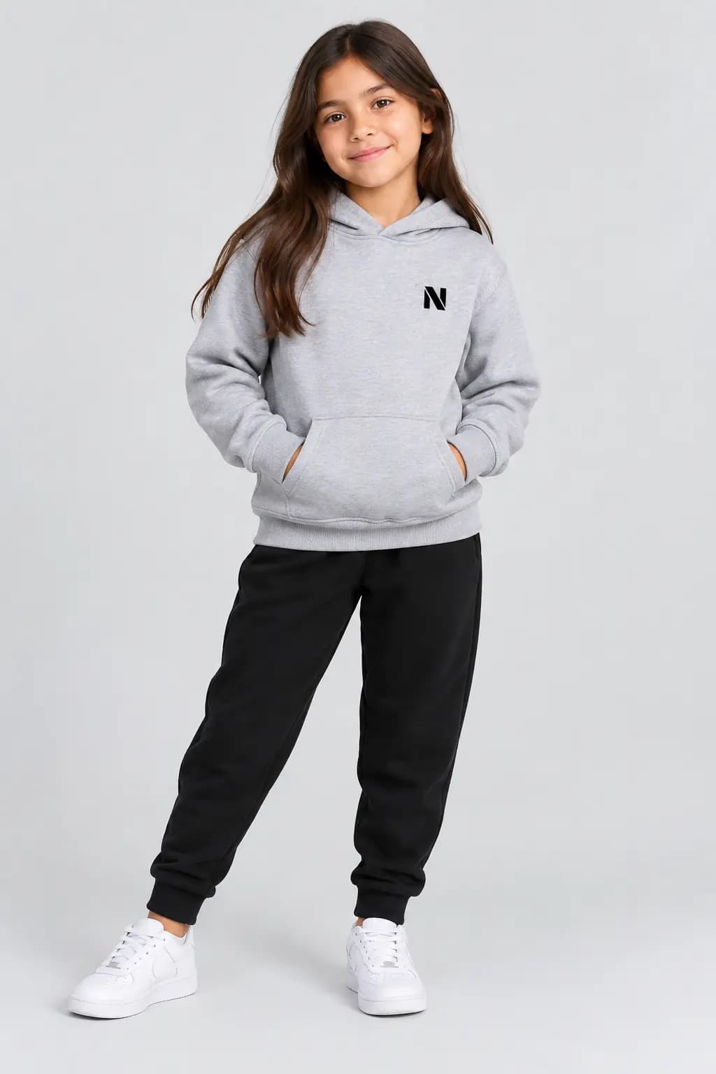 Polera Isotipo Gris Niña
