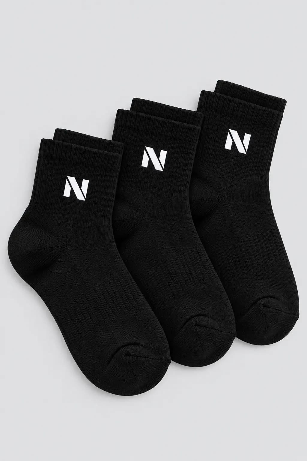 Medias Negras Niño x3