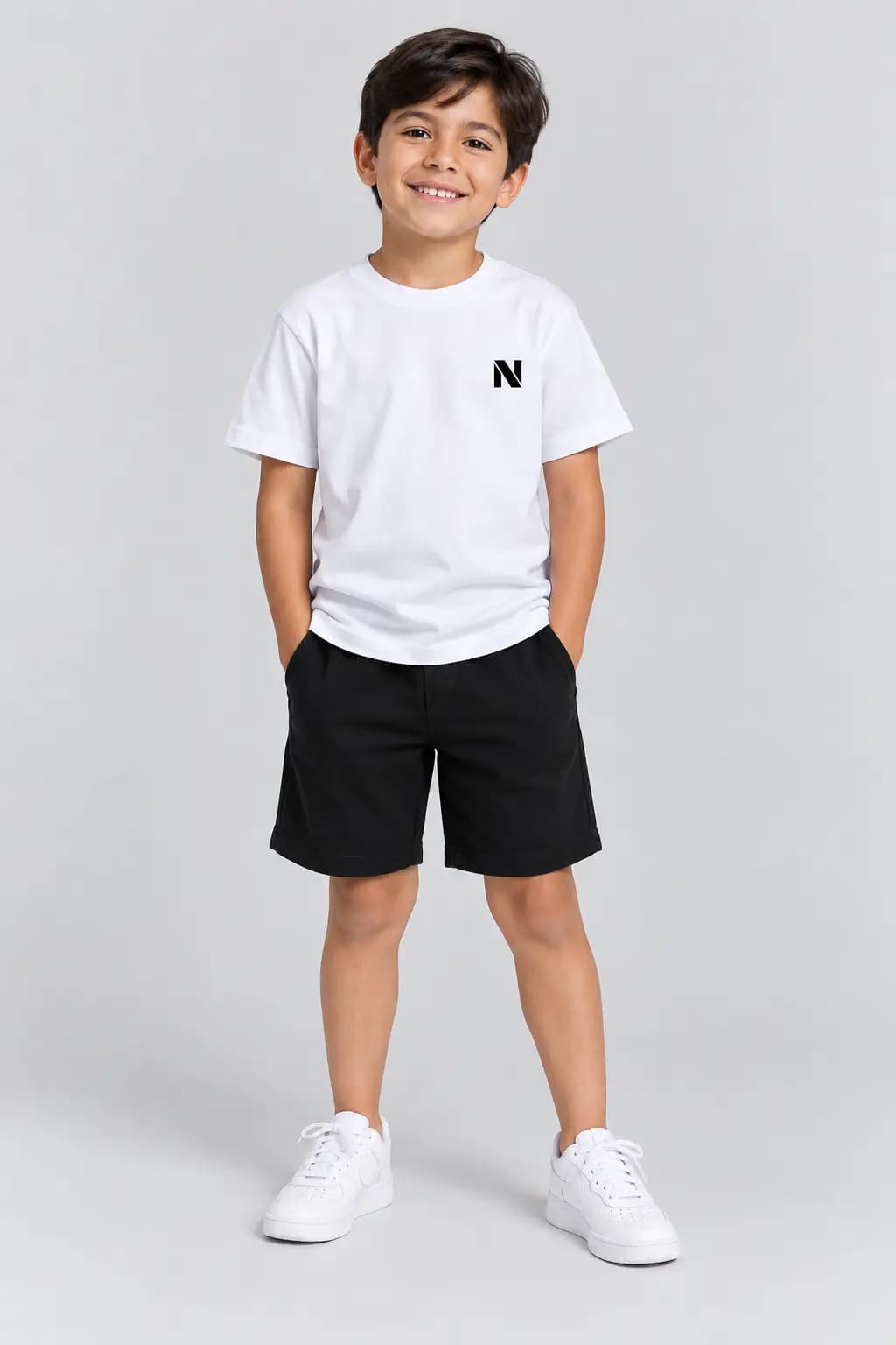 Polo Isotipo Blanco Niño
