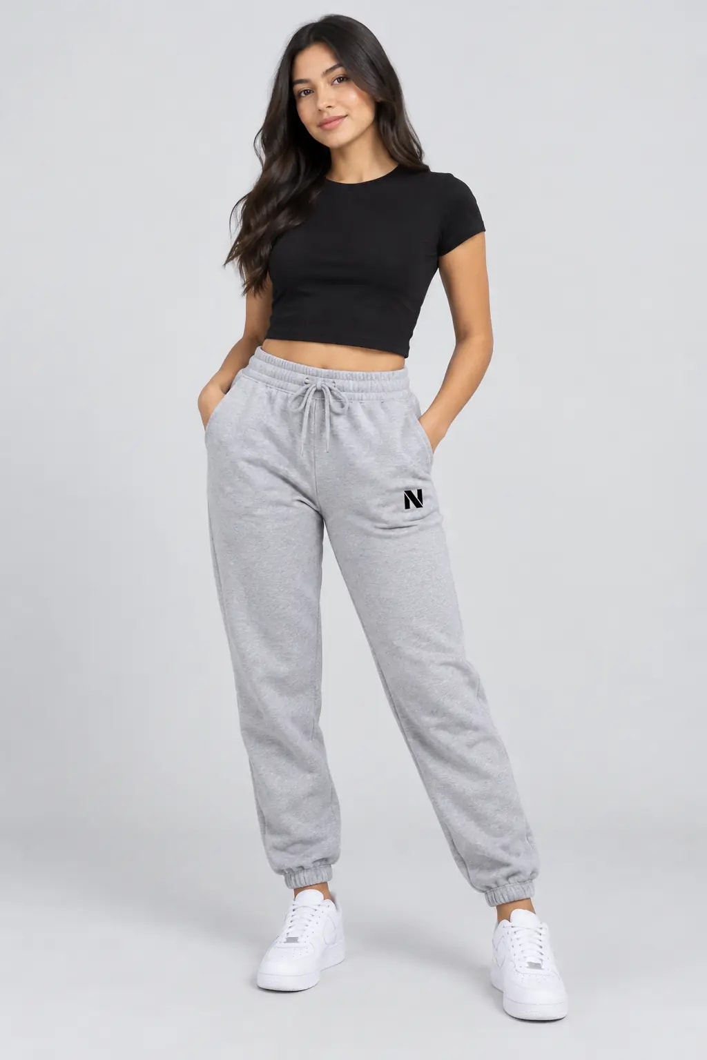 Buzo Jogger Gris Mujer - imagen 1