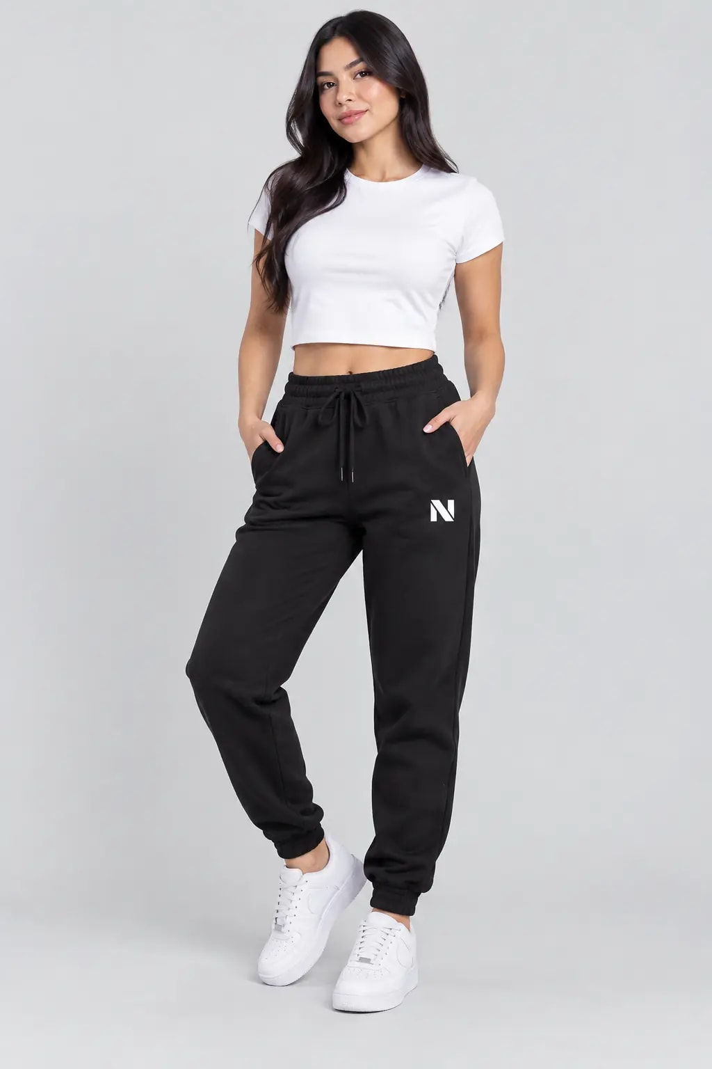 Buzo Jogger Negro Mujer - imagen 1