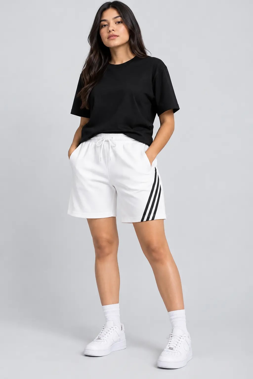 Short Franja 58 Blanco - imagen 1
