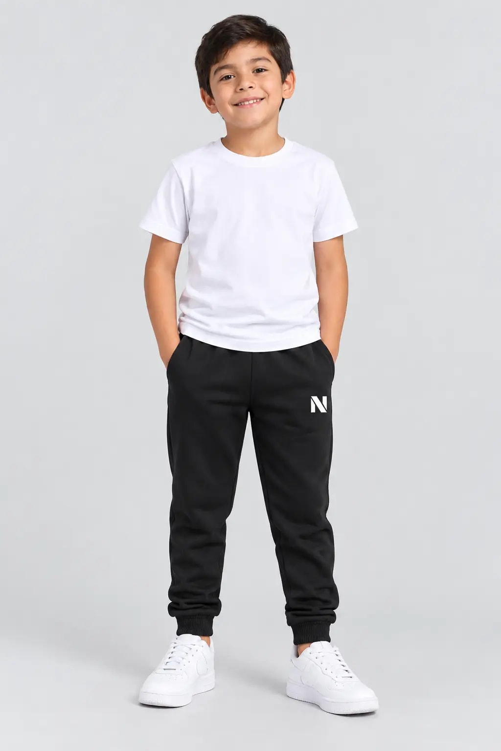 Buzo Jogger Negro Niño - imagen 1