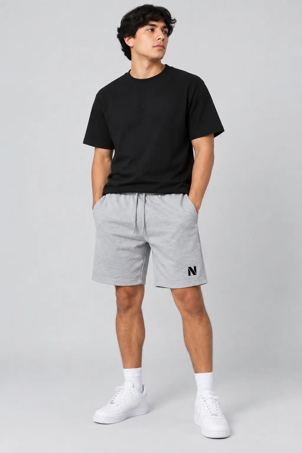 Short Algodón Gris - imagen 1